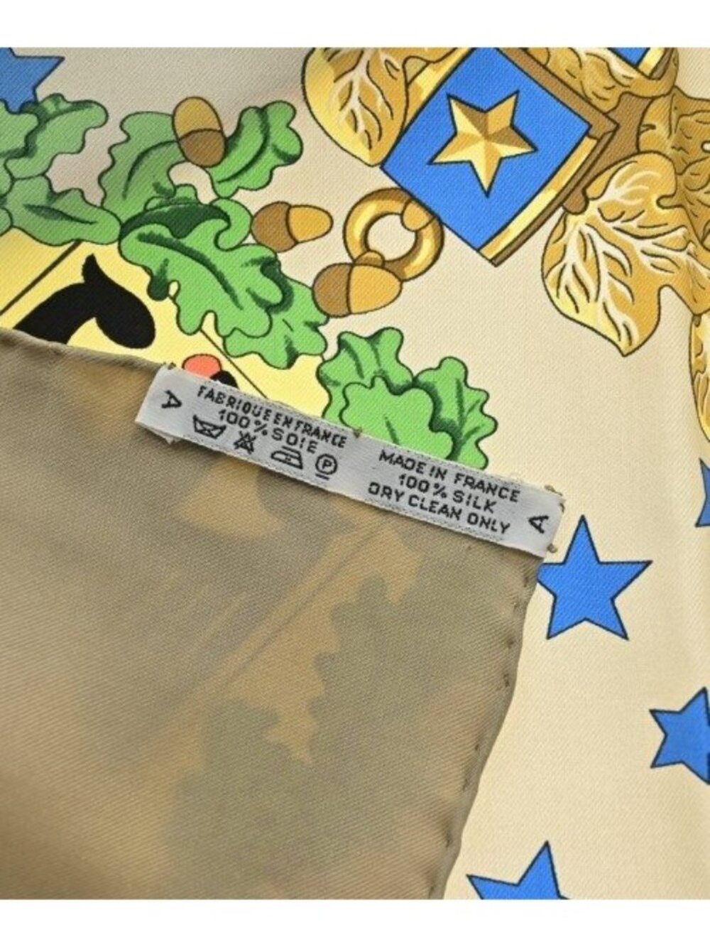 Hermes Bandana Scarf Beige - Picture 6 of 6
